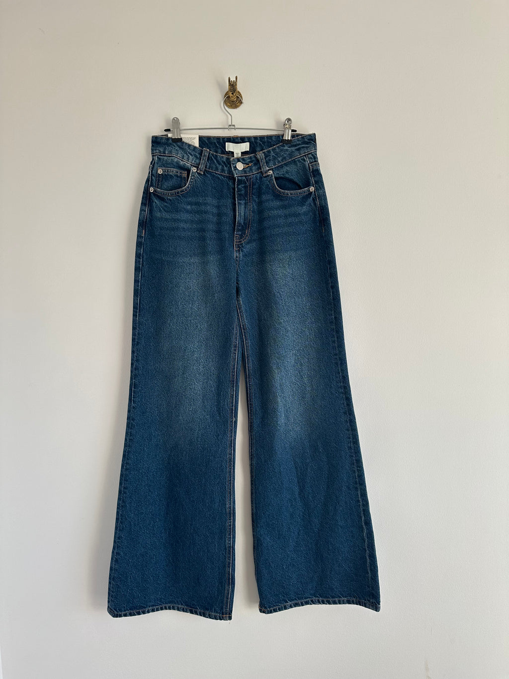 Bow jeans wit