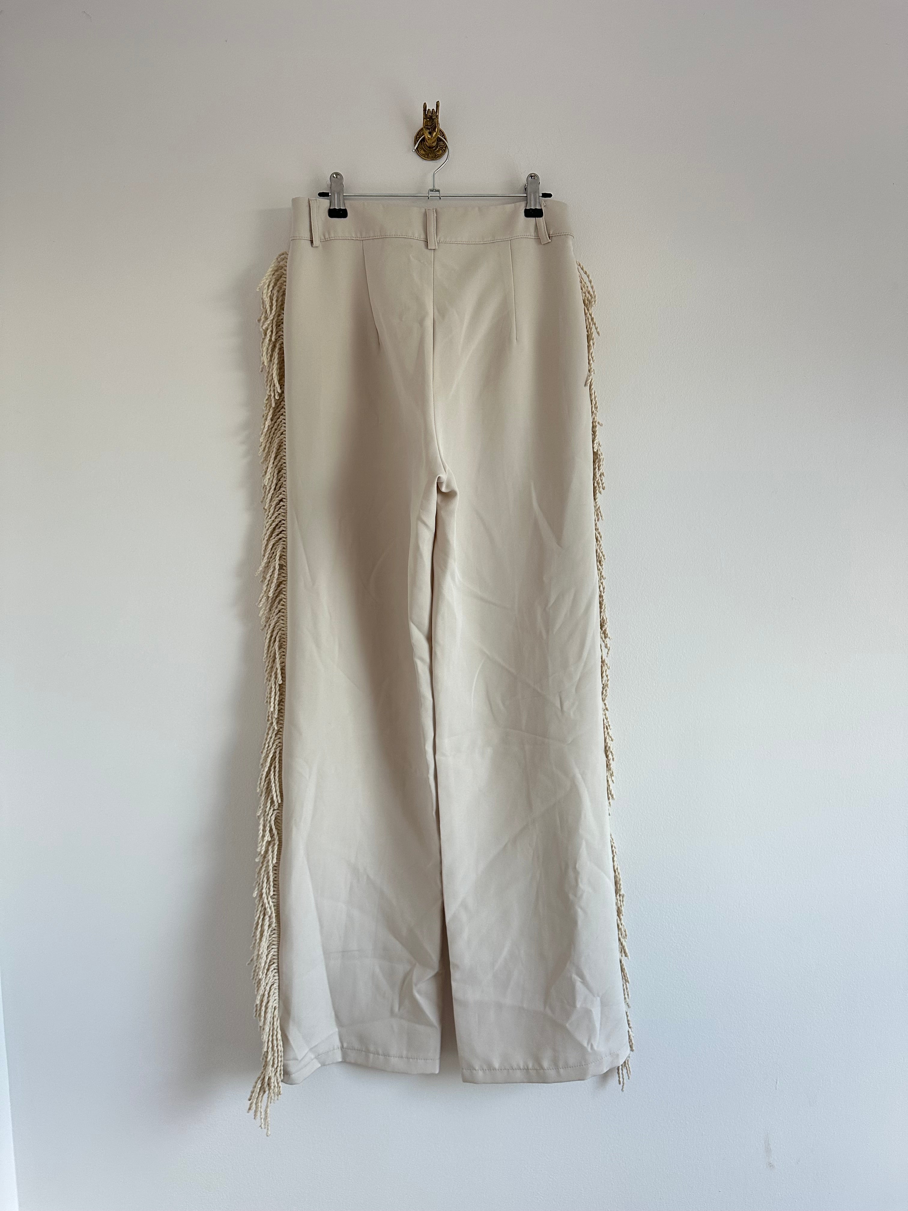 Franje pantalon beige